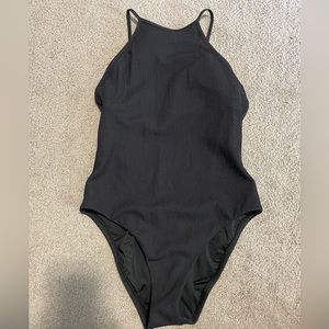 NWOT Black Sanctuary One Piece Slimming Swimsuit L Large